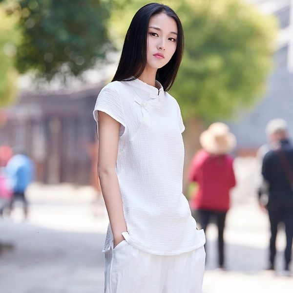 2021 new italy style classical short sleeve linen t shirt women fashion solid white t-shirt female stand collar retro tshirt girls o6hs
2021 new italy style classical short sleeve linen t shirt women fashion solid white t-shirt female stand collar retro tshirt girls o6hs