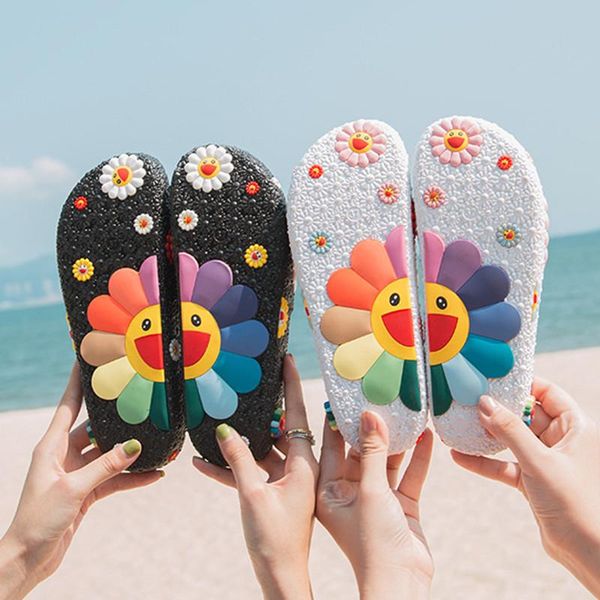 slippers women summer beach slipper fashion sun flower open toe anti slip indoor home casual flats shoes flip flops, Black
slippers women summer beach slipper fashion sun flower open toe anti slip indoor home casual flats shoes flip flops, Black