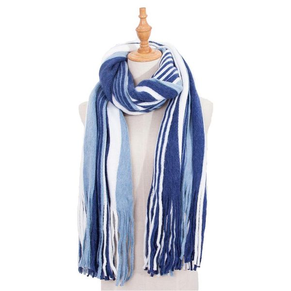 scarves fashion scarf elegant splicing stripe printed tassel foulard femme outdoor keep warm multi-purpose shawls, Blue;gray
scarves fashion scarf elegant splicing stripe printed tassel foulard femme outdoor keep warm multi-purpose shawls, Blue;gray