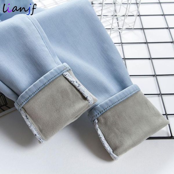 winter high waist warm plus velvet thickening denim pants fashion stretch skinny pencil pants casual plus size jeans woman 2021, Blue
winter high waist warm plus velvet thickening denim pants fashion stretch skinny pencil pants casual plus size jeans woman 2021, Blue
