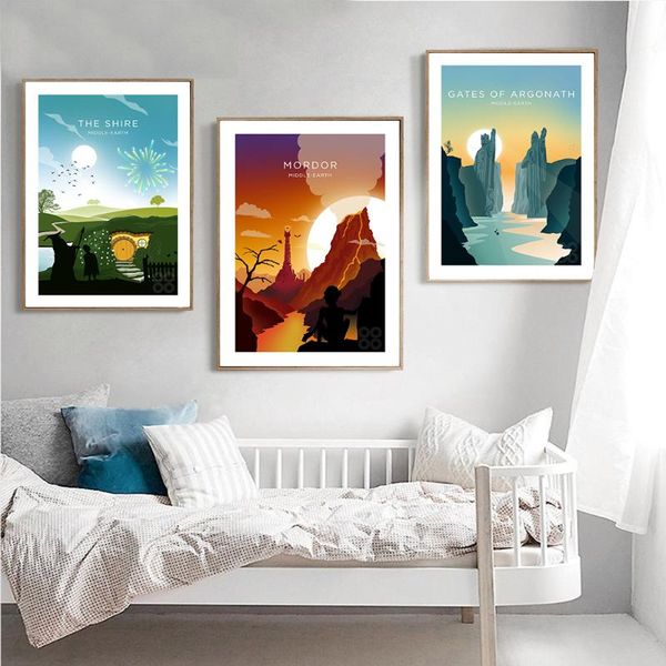 paintings mordor travel poster and prints sunset landscape minimalist canvas painting movie wall pictures for living room home decor
paintings mordor travel poster and prints sunset landscape minimalist canvas painting movie wall pictures for living room home decor