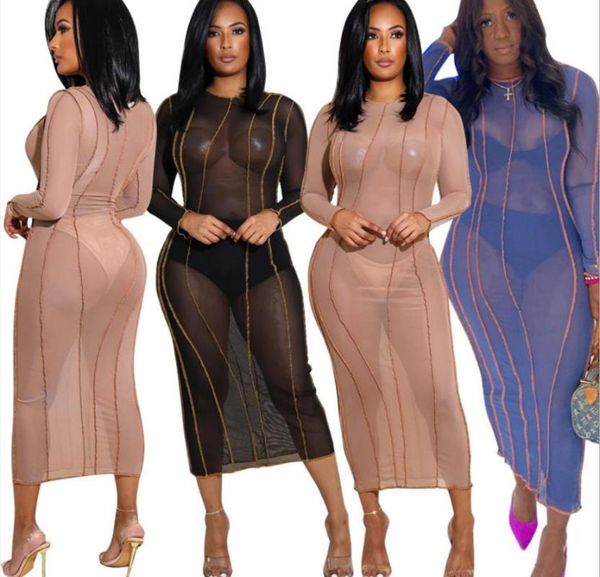casual dresses nightclub party women dress 2021 autumn lady see through long sleeves slimming waist patchwork mid calf length, Black;gray
casual dresses nightclub party women dress 2021 autumn lady see through long sleeves slimming waist patchwork mid calf length, Black;gray