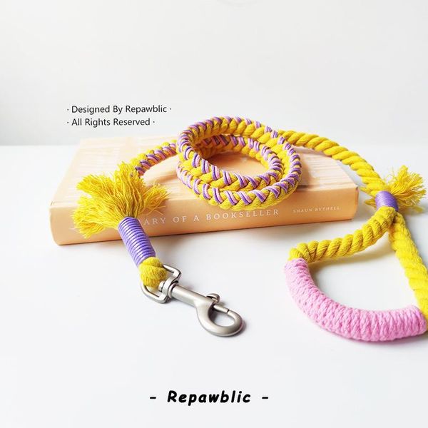 dog collars & leashes pet handmade cotton rope leash fawn teddy vip york rainbow multifunctional outdoor
dog collars & leashes pet handmade cotton rope leash fawn teddy vip york rainbow multifunctional outdoor
