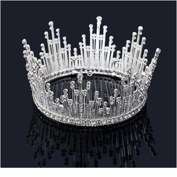 crystal/pearl queen wedding bridal tiaras and crowns bride headpiece women pageant prom hair ornaments head jewelry acc qyldla, Silver
crystal/pearl queen wedding bridal tiaras and crowns bride headpiece women pageant prom hair ornaments head jewelry acc qyldla, Silver