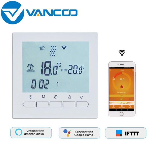smart home control vancoo wifi thermostat 220v gas boiler heating temperature controller floor thermoregulator works with alexa google
smart home control vancoo wifi thermostat 220v gas boiler heating temperature controller floor thermoregulator works with alexa google