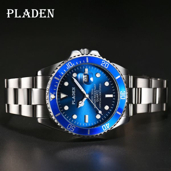 watches pladen male luxury original sapphire glass ceramic bezel 44mm gmt full steel luminous hand waterproof wristwatch, Slivery;brown
watches pladen male luxury original sapphire glass ceramic bezel 44mm gmt full steel luminous hand waterproof wristwatch, Slivery;brown