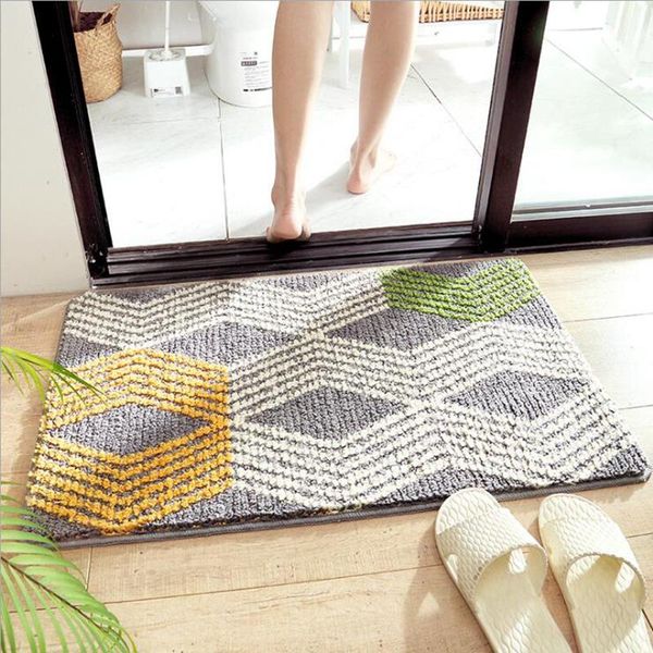 flocking absorbent bathroom anti-slip door mat for modern home decoration thicken floor mats bedroom striped foot mats
flocking absorbent bathroom anti-slip door mat for modern home decoration thicken floor mats bedroom striped foot mats