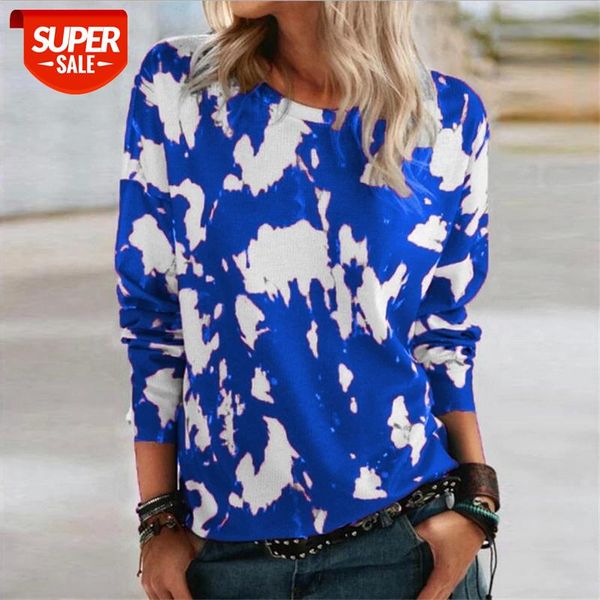 women's long sleeve t-shirt autumn spring casual o neck gradient tie dye printed loose female pullover tees plus size s-5xl #z97r, White
women's long sleeve t-shirt autumn spring casual o neck gradient tie dye printed loose female pullover tees plus size s-5xl #z97r, White