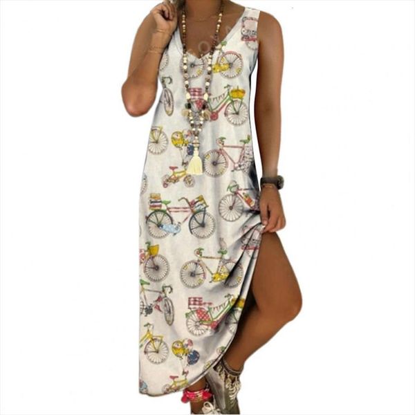 bohemian plaid print v neck women dress summer tree mountain leisure loose sleeveless for beach streetwear, Black;gray
bohemian plaid print v neck women dress summer tree mountain leisure loose sleeveless for beach streetwear, Black;gray