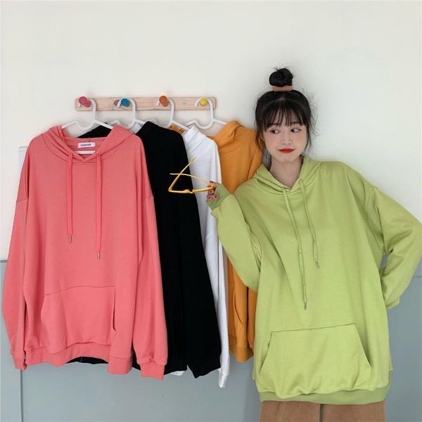 women's hoodies & sweatshirts hooded women 9 colors sweet korean loose long sleeve thin pullovers big pockets oversized streetwear x840, Black
women's hoodies & sweatshirts hooded women 9 colors sweet korean loose long sleeve thin pullovers big pockets oversized streetwear x840, Black