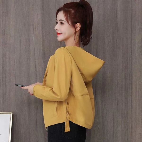 autumn coat female loose short spring and autumn version simple casual man, Black;brown
autumn coat female loose short spring and autumn version simple casual man, Black;brown