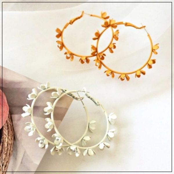 hoop & huggie laniwoo big flower earring 2021 summer style fashion jewelry for girls wholesale accessory, Golden;silver
hoop & huggie laniwoo big flower earring 2021 summer style fashion jewelry for girls wholesale accessory, Golden;silver