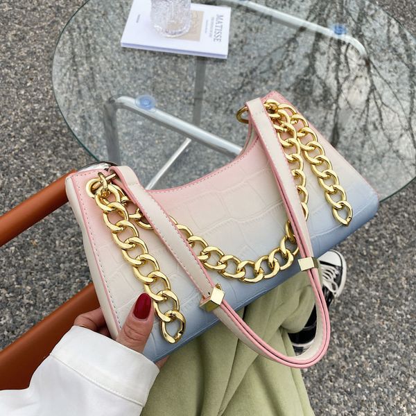 daily bag womens bag 2021 new high-grade internet celebrity underarm baguette bag pearl chain shoulder crossbody gradient color small square
daily bag womens bag 2021 new high-grade internet celebrity underarm baguette bag pearl chain shoulder crossbody gradient color small square
