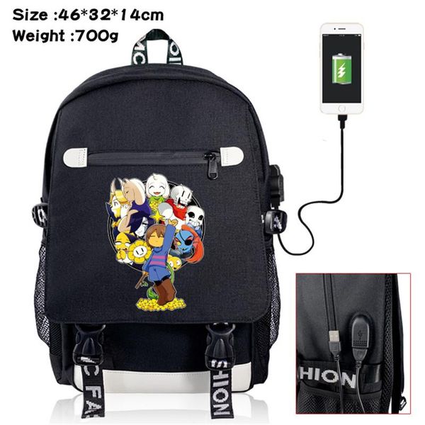 backpack undertale san skull usb port canvas laptravel rucksack student school shoulder bag gift
backpack undertale san skull usb port canvas laptravel rucksack student school shoulder bag gift