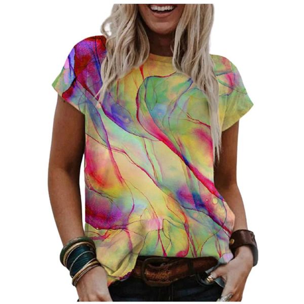 women's t-shirt 3d gradient print t shirt women 2021 summer short sleeve o-neck casual oversized ladies loose plus size 4xl 5xl, White
women's t-shirt 3d gradient print t shirt women 2021 summer short sleeve o-neck casual oversized ladies loose plus size 4xl 5xl, White