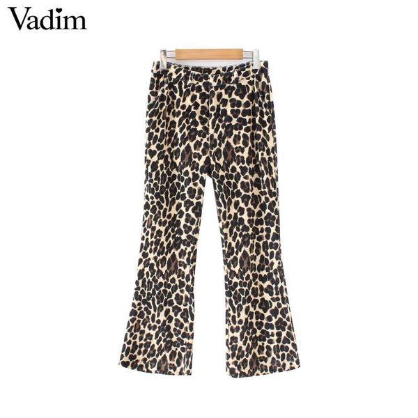 women's pants & capris vadim women velvet leopard print flare animal pattern pockets retro female casual ankle length trousers pantalon, Black;white
women's pants & capris vadim women velvet leopard print flare animal pattern pockets retro female casual ankle length trousers pantalon, Black;white