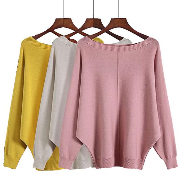 women's sweaters gigogou vertical striped women pullovers and fall winter loose casual lady knitwear chic long sleeve christmas, White;black
women's sweaters gigogou vertical striped women pullovers and fall winter loose casual lady knitwear chic long sleeve christmas, White;black