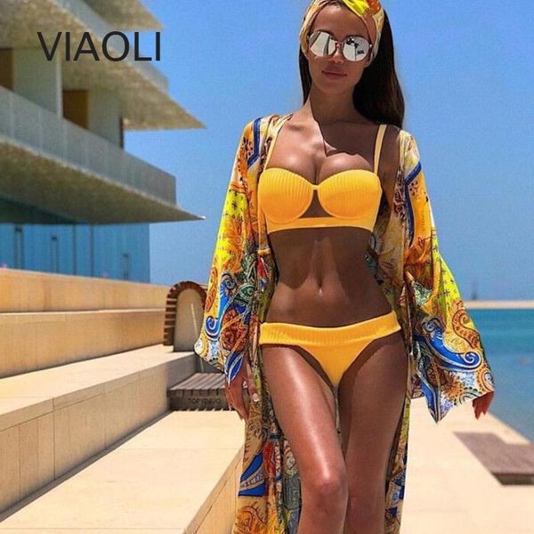 women's swimwear women black split bikini set female padded plavky tankini maillot swimsuit bathing suit solid beachwear, White;black
women's swimwear women black split bikini set female padded plavky tankini maillot swimsuit bathing suit solid beachwear, White;black