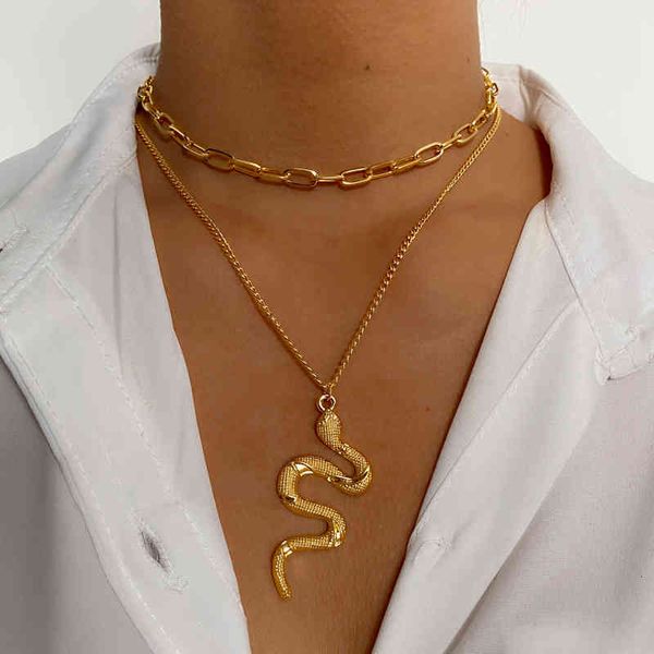 necklaces pendants vkme punk gold layered chain snake pendant choker necklace for women fashion statement chunky chains collar jewelry, Silver
necklaces pendants vkme punk gold layered chain snake pendant choker necklace for women fashion statement chunky chains collar jewelry, Silver