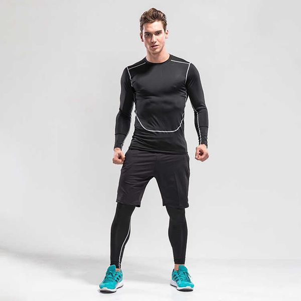 men's tights warm sportswear suit plush t-shirt fashion men's tights yoga suit, Gray
men's tights warm sportswear suit plush t-shirt fashion men's tights yoga suit, Gray