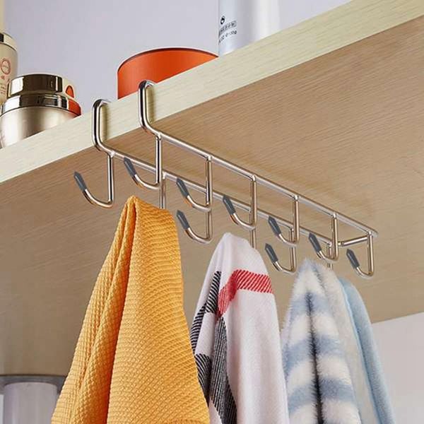 xiaochage hooks & rails 2pcs stainless steel hanger under shelf wine glass holder mug cup storage rack cupboard hanging hook
xiaochage hooks & rails 2pcs stainless steel hanger under shelf wine glass holder mug cup storage rack cupboard hanging hook
