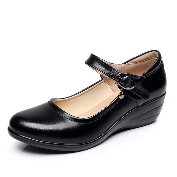 dress shoes 2021 genuine leather women's wedges platform office work medium heel women pumps black woman
dress shoes 2021 genuine leather women's wedges platform office work medium heel women pumps black woman