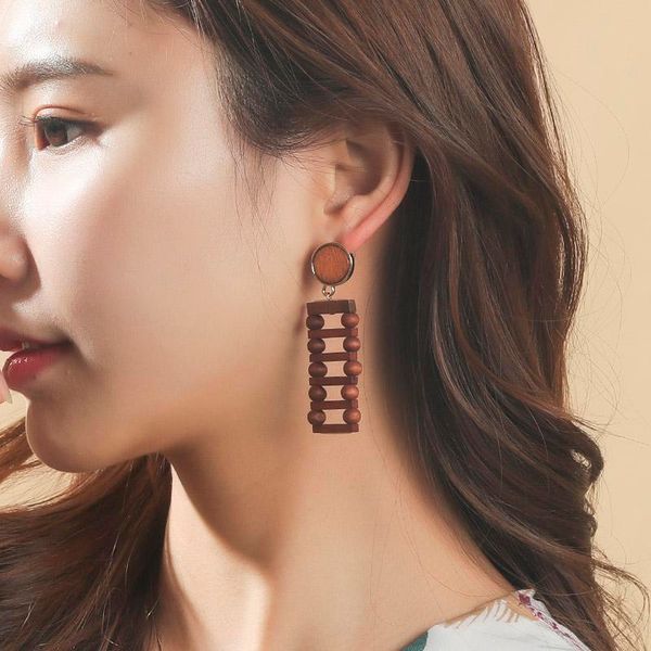 fashion handmade beaded wooden drop earrings for women bohemian trendy geometric rectangular grid dangle earring jewelry gifts, Silver
fashion handmade beaded wooden drop earrings for women bohemian trendy geometric rectangular grid dangle earring jewelry gifts, Silver
