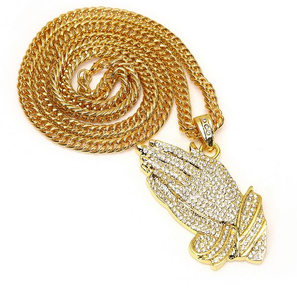 praying with out iced popular clasping accessories plated 18k gold charm pandent necklace rhinestone hip-hop for fashion and pvqux, Slivery;golden
praying with out iced popular clasping accessories plated 18k gold charm pandent necklace rhinestone hip-hop for fashion and pvqux, Slivery;golden