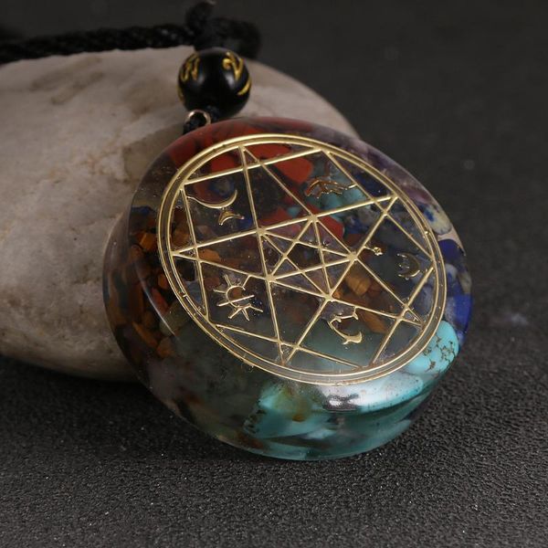 pendant necklaces reiki healing orgonite sri yantra necklace sacred geometry chakra orgone energy meditation jewelry, Silver
pendant necklaces reiki healing orgonite sri yantra necklace sacred geometry chakra orgone energy meditation jewelry, Silver