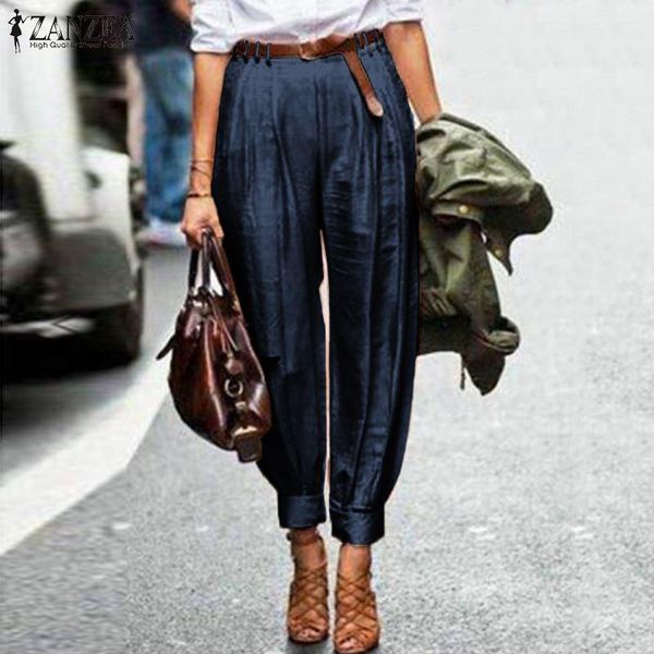 women's pants & capris zanzea women lantern elegant high waist solid office work trousers female harem casual turnip pantalon 7, Black;white
women's pants & capris zanzea women lantern elegant high waist solid office work trousers female harem casual turnip pantalon 7, Black;white