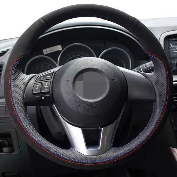 steering wheel covers black genuine leather hand-stitched car cover for 3 axela 6 atenza 2 cx-3 cx-5 scion ia 2021
steering wheel covers black genuine leather hand-stitched car cover for 3 axela 6 atenza 2 cx-3 cx-5 scion ia 2021