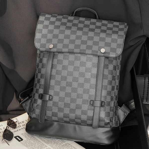 bag handbag fashion brand leisure large capacity lattice backpack men's korean computer street, Black;red
bag handbag fashion brand leisure large capacity lattice backpack men's korean computer street, Black;red