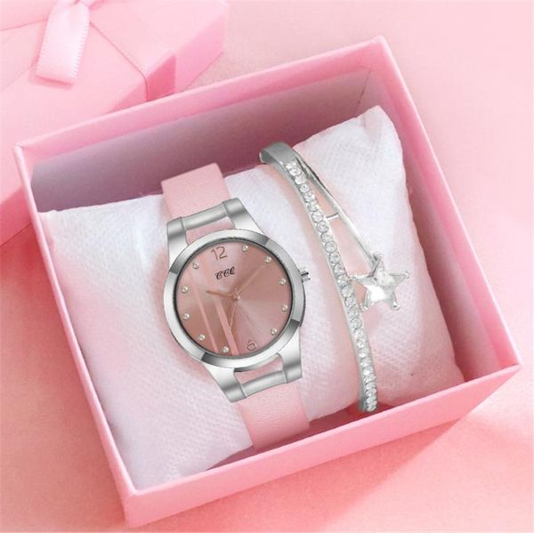 wristwatches ccq brand women simple stripe dial bracelet watch set ladies leather quartz wrist watches relogio feminino for drop, Slivery;brown
wristwatches ccq brand women simple stripe dial bracelet watch set ladies leather quartz wrist watches relogio feminino for drop, Slivery;brown