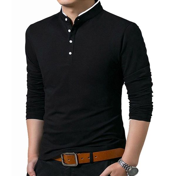 men's t-shirts sell 2021 fashion clothing polos shirt mens mandarin collar long sleeve slim-fit boys casual, White;black
men's t-shirts sell 2021 fashion clothing polos shirt mens mandarin collar long sleeve slim-fit boys casual, White;black