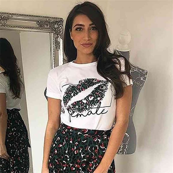 lips print summer tshirts women white t shirts female casual tee shirt femme short sleeve floral chemise 210607
lips print summer tshirts women white t shirts female casual tee shirt femme short sleeve floral chemise 210607