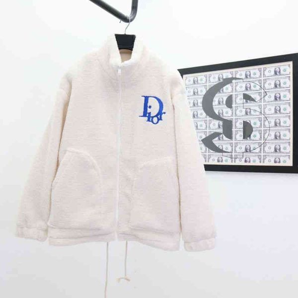 autumn winter new cd tide br embroidered letter lamb wool cardigan coat men's and women's fashion zipper jacket[completed on, Black;brown
autumn winter new cd tide br embroidered letter lamb wool cardigan coat men's and women's fashion zipper jacket[completed on, Black;brown