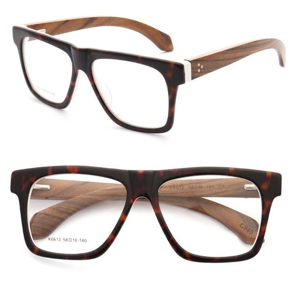 retro wood temple acetate square glasses frame full rim myopia eyewear clear lens goggle optical eyeglasses, Black
retro wood temple acetate square glasses frame full rim myopia eyewear clear lens goggle optical eyeglasses, Black