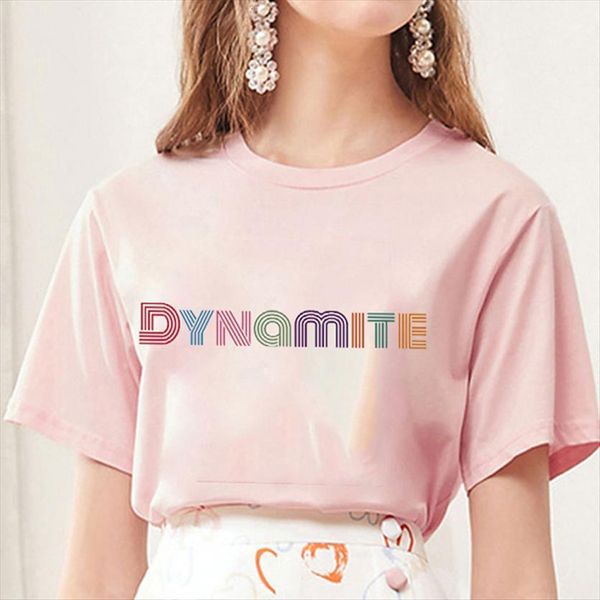 album dynamite print kpop womens t shirts korean style short sleeve cute casual hip hop drop ship, White
album dynamite print kpop womens t shirts korean style short sleeve cute casual hip hop drop ship, White