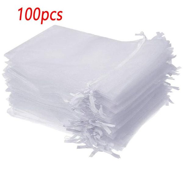 storage bags 100pc white jewellery bag drawstring organza jewelry packaging display pouch gauze wedding parties
storage bags 100pc white jewellery bag drawstring organza jewelry packaging display pouch gauze wedding parties
