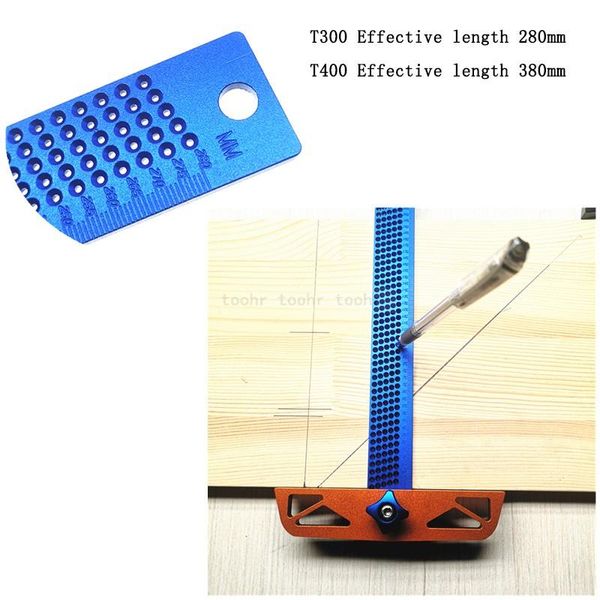 professional hand tool sets woodworking scribing ruler t300/t400 aluminum t-shaped hole planning line measuring tools
professional hand tool sets woodworking scribing ruler t300/t400 aluminum t-shaped hole planning line measuring tools