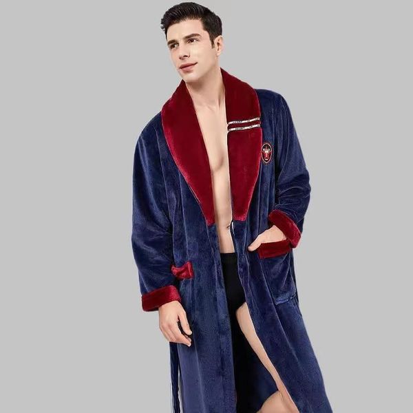 women's sleepwear winter warm lovers kimono bathrobe lady men lengthen and thicken robe flannel casual nightdress homewear plus size 4x, Black;red
women's sleepwear winter warm lovers kimono bathrobe lady men lengthen and thicken robe flannel casual nightdress homewear plus size 4x, Black;red