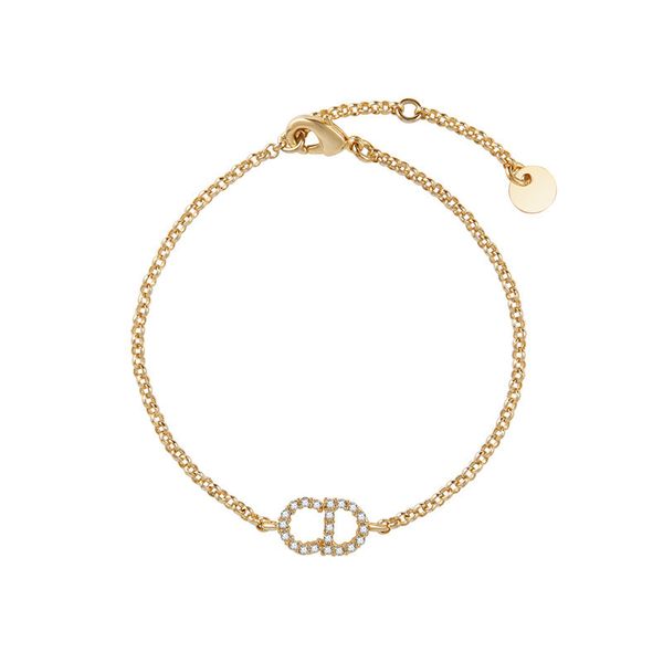 2021 new designer classic letter full light luxury net red same bracelet female minority design temperament hand jewelry, Silver
2021 new designer classic letter full light luxury net red same bracelet female minority design temperament hand jewelry, Silver
