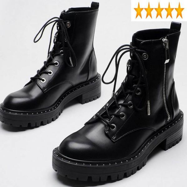 boots england women punk winter style round toe platform ankle shoes female street lace up black motorcycle
boots england women punk winter style round toe platform ankle shoes female street lace up black motorcycle