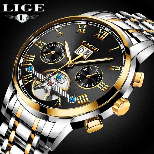 mode luxe merk luik mannen automatische mechanische horloge heren volledige staal business waterdichte sport horloges relogio masculino, Slivery;brown
mode luxe merk luik mannen automatische mechanische horloge heren volledige staal business waterdichte sport horloges relogio masculino, Slivery;brown