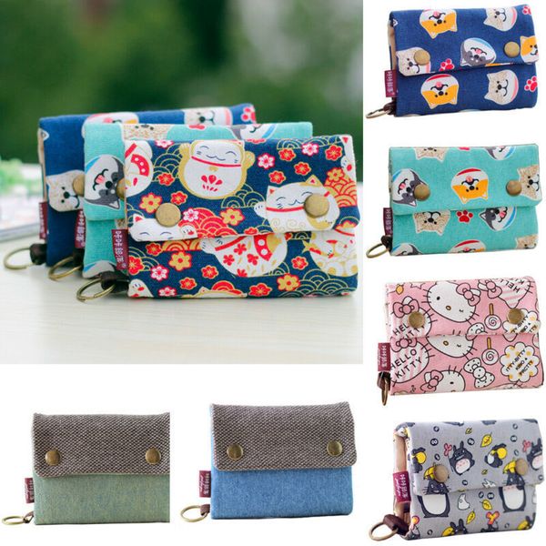 salesalecartoon on on portfolios small fashion cat purse ladies card task for 2021 clutch women money clip wallet, Red;black 
salesalecartoon on on portfolios small fashion cat purse ladies card task for 2021 clutch women money clip wallet, Red;black