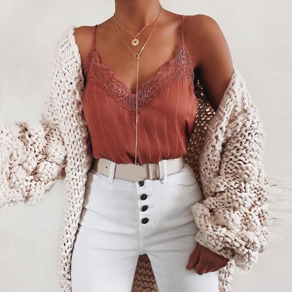 women summer lace design solid color v neck patchwork polyester material fashion tank women halter vetement femme, White
women summer lace design solid color v neck patchwork polyester material fashion tank women halter vetement femme, White