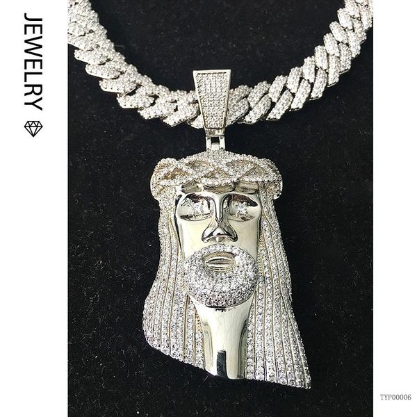 chains 2021 european and american jesus christ head pendant with zircon inlaid exaggeration hip hop jewelry 18k gold full diamo, Silver
chains 2021 european and american jesus christ head pendant with zircon inlaid exaggeration hip hop jewelry 18k gold full diamo, Silver