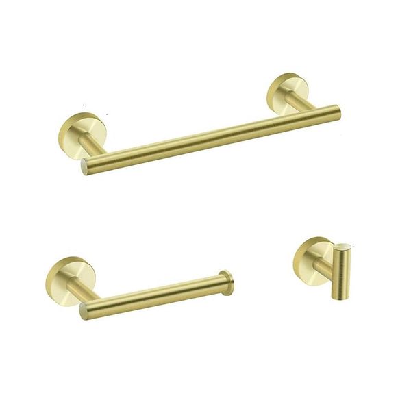 3-piece stainless steel bathroom towel rack set wall-mounted-golden hanging towel rack bathroom toilet towel hanging
3-piece stainless steel bathroom towel rack set wall-mounted-golden hanging towel rack bathroom toilet towel hanging