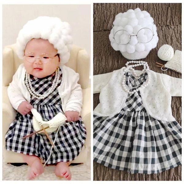 clothing sets huyu funny baby pography prop costume infant girls cosplay grandma clothes outfits, White
clothing sets huyu funny baby pography prop costume infant girls cosplay grandma clothes outfits, White