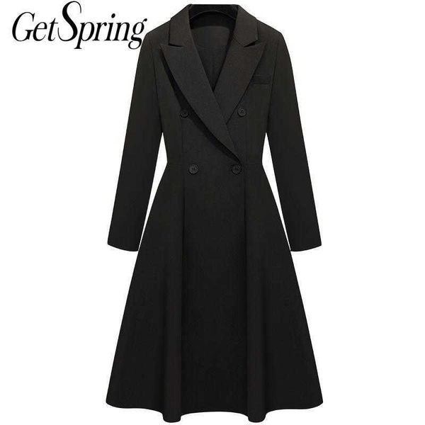 getspring women trench coat temperament double breasted coats long sleeve black windbreaker autumn 5xl 210601, Tan;black
getspring women trench coat temperament double breasted coats long sleeve black windbreaker autumn 5xl 210601, Tan;black